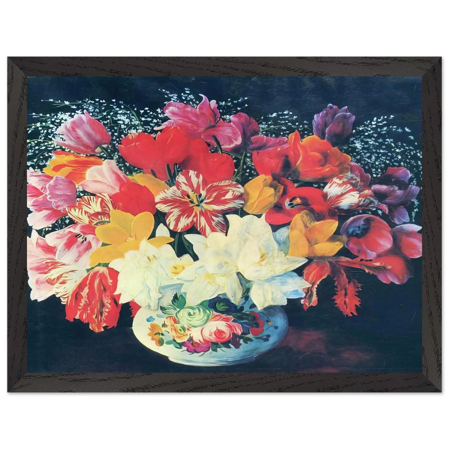 GRAND BOUQUET OF TULIPS 1952 by Moise Kisling — Framed art print at Zephyeer