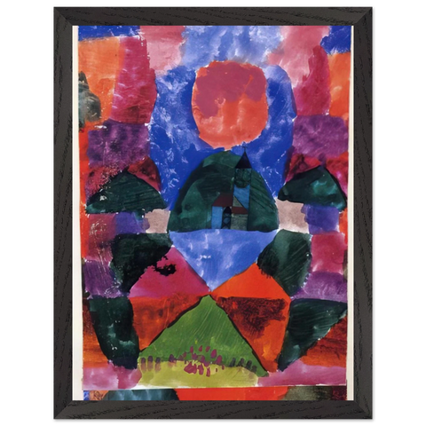 A PRESSURE OF TEGERNSEE 1919 by Paul Klee — Framed art print at Zephyeer