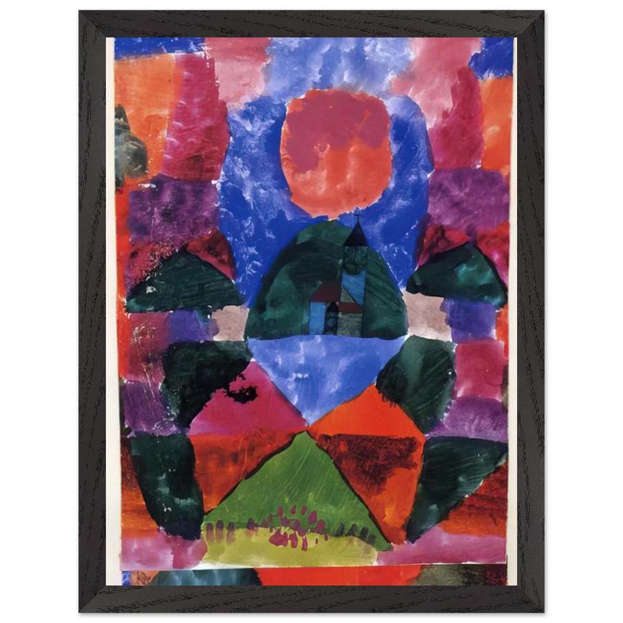 A PRESSURE OF TEGERNSEE 1919 by Paul Klee — Framed art print at Zephyeer