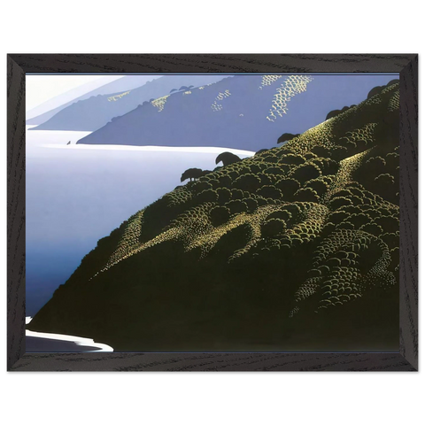 Big Sur Calm by Eyvind Earle — Framed art print at Zephyeer