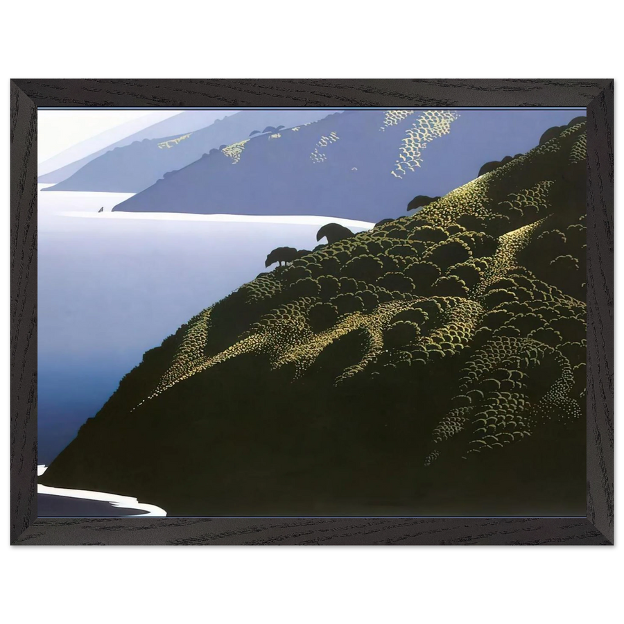 Big Sur Calm by Eyvind Earle — Framed art print at Zephyeer
