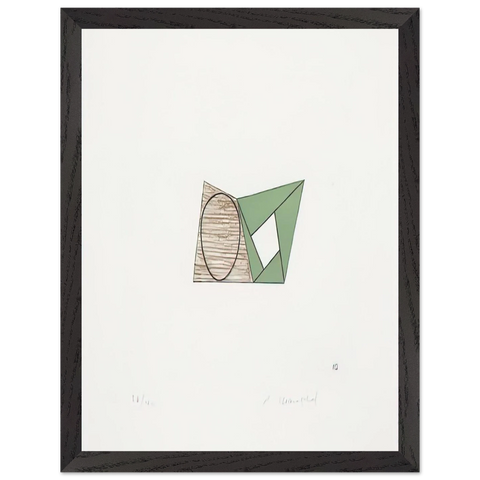 PAGES 10 1989 by Robert Mangold — Framed art print at Zephyeer