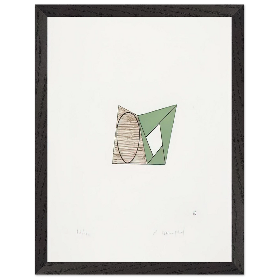 PAGES 10 1989 by Robert Mangold — Framed art print at Zephyeer