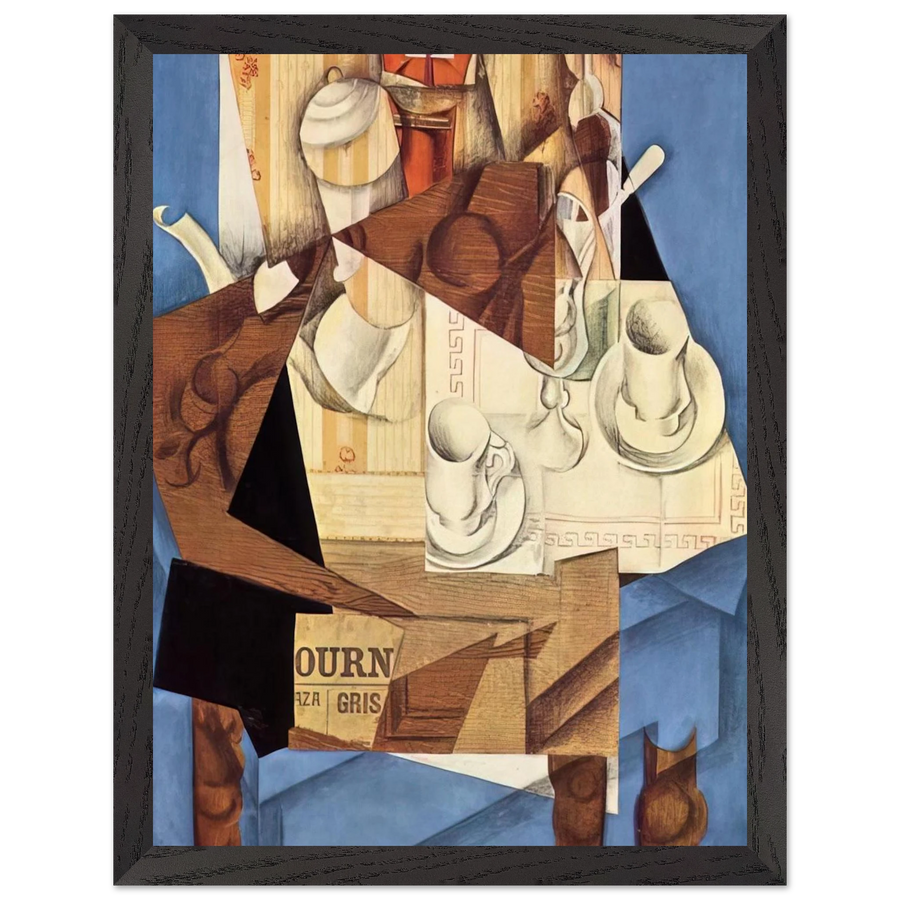 BREAKFAST 1914 by Juan Gris — Framed art print at Zephyeer