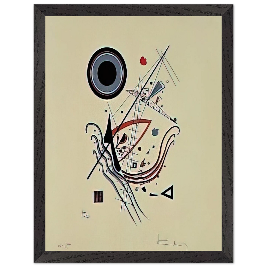 BLUE 1922 by Wassily Kandinsky — Framed art print at Zephyeer