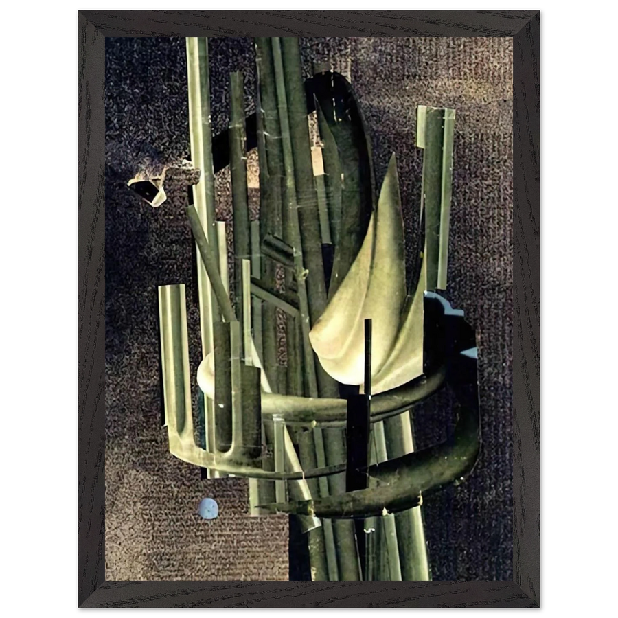 RAUMFAHRT 1956 by Hannah Hoch — Framed art print at Zephyeer