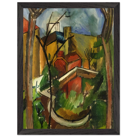 LANDSCAPE OF FALAISE 1910 by Raoul Dufy — Framed art print at Zephyeer