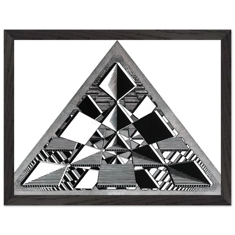 THREE INTERSECTING PLANES by MC Escher — Framed art print at Zephyeer