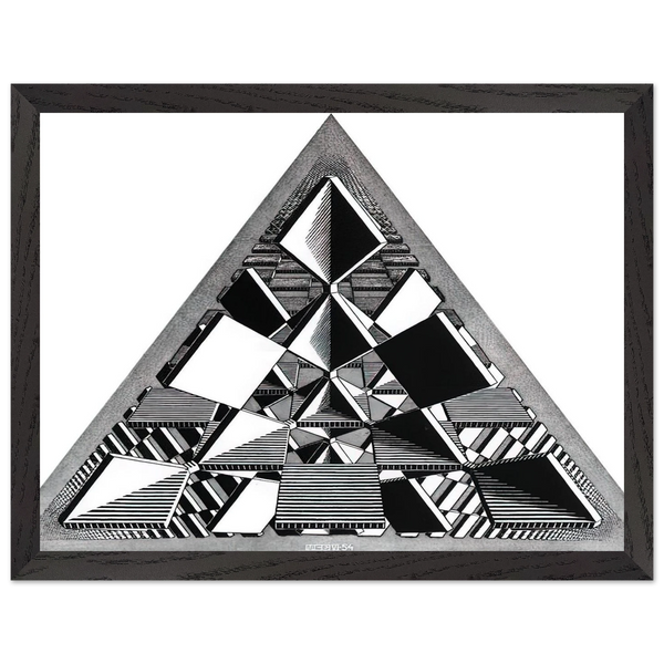 THREE INTERSECTING PLANES by MC Escher — Framed art print at Zephyeer