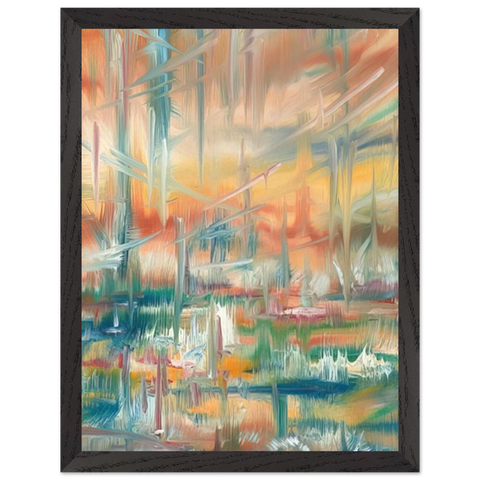 Abstract Composition by Konrad Zuse — Framed art print at Zephyeer