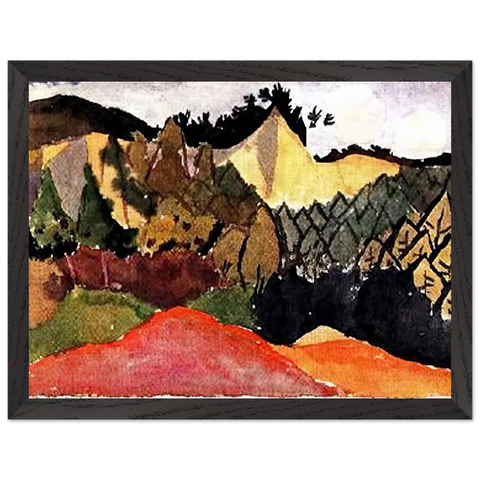 IN THE QUARRY by Paul Klee — Framed art print at Zephyeer
