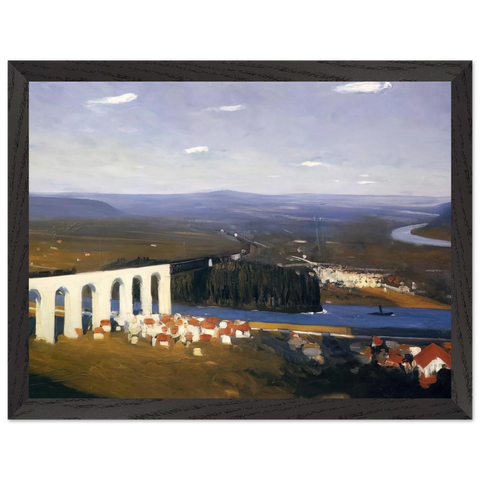 Valley of the Seine by Edward Hopper — Framed art print at Zephyeer