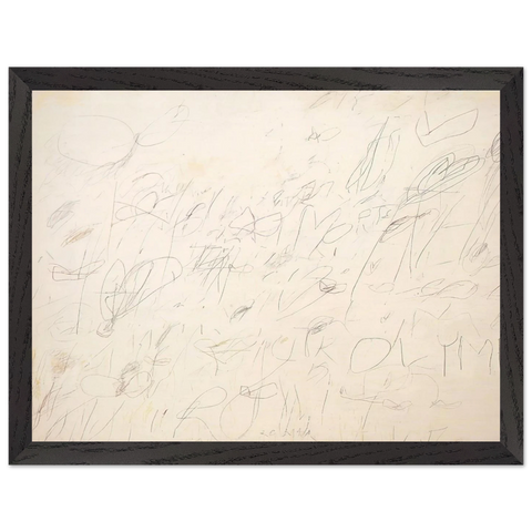 Olympia by Cy Twombly — Framed art print at Zephyeer