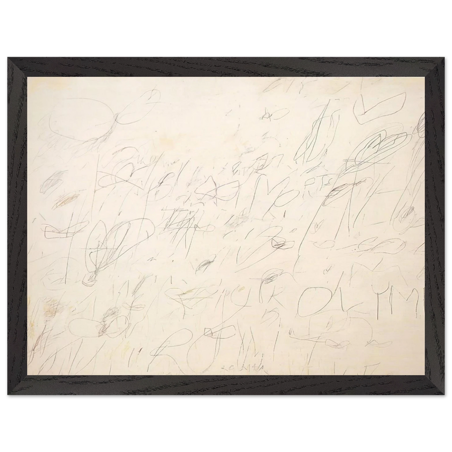 Olympia by Cy Twombly — Framed art print at Zephyeer