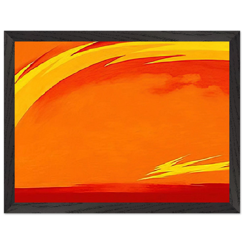 From the Plains II by Georgia O'Keeffe — Framed art print at Zephyeer