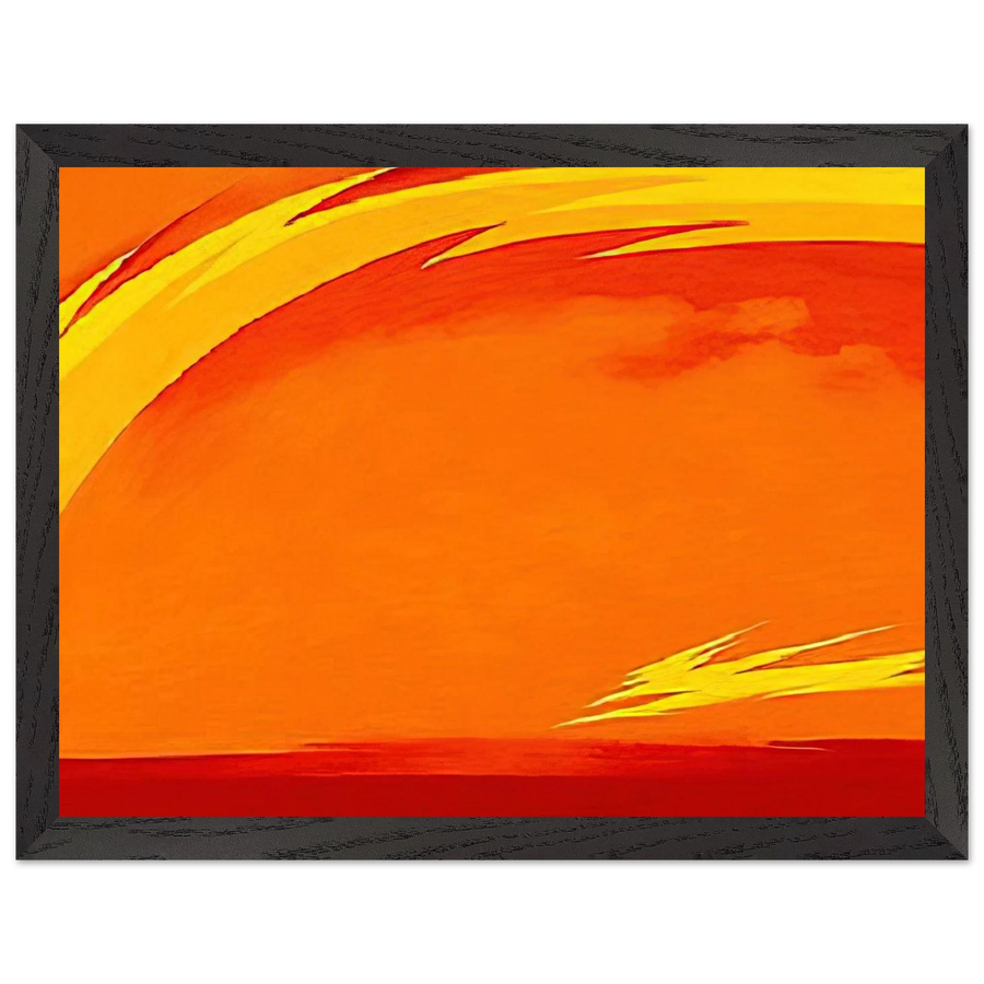 From the Plains II by Georgia O'Keeffe — Framed art print at Zephyeer