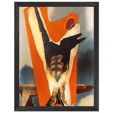 THE FUNERAL OF ROMANTICISM AESTHETIC TRANSFIGURATION 1934 by Enrico Prampolini — Framed art print at Zephyeer