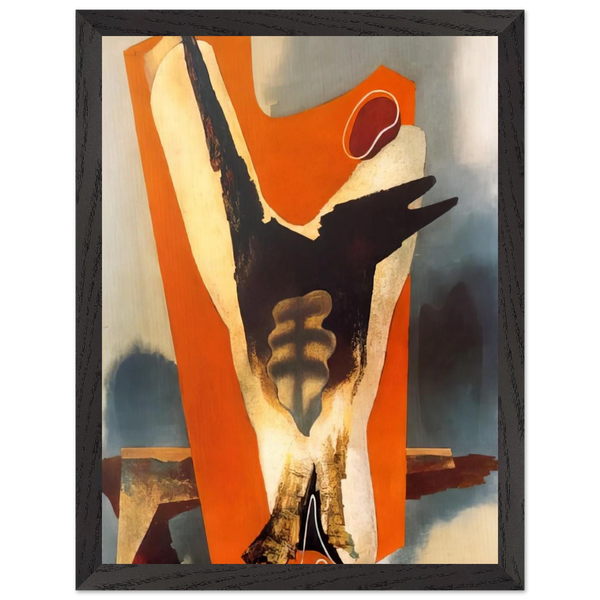 THE FUNERAL OF ROMANTICISM AESTHETIC TRANSFIGURATION 1934 by Enrico Prampolini — Framed art print at Zephyeer