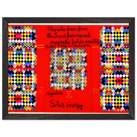 Solar Energy Optics - 1975 by Alfred Jensen — Framed art print at Zephyeer