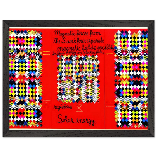 Solar Energy Optics - 1975 by Alfred Jensen — Framed art print at Zephyeer