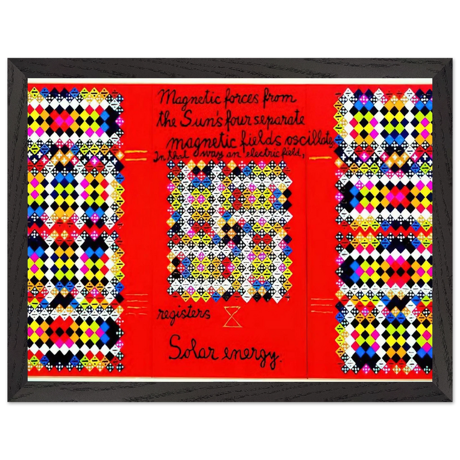 Solar Energy Optics - 1975 by Alfred Jensen — Framed art print at Zephyeer