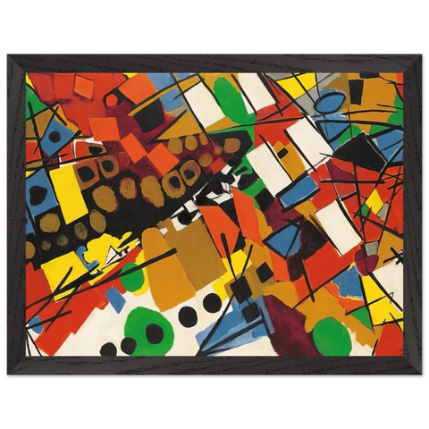 Pastorale - 1954 by Ernst Wilhelm Nay — Framed art print at Zephyeer