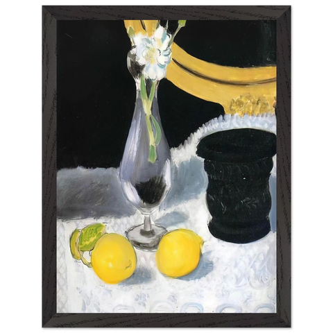 STILL LIFE WITH LEMONS 1919 by Henri Matisse — Framed art print at Zephyeer