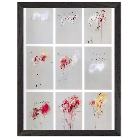 Nine Discourses on Commodus by Cy Twombly — Framed art print at Zephyeer