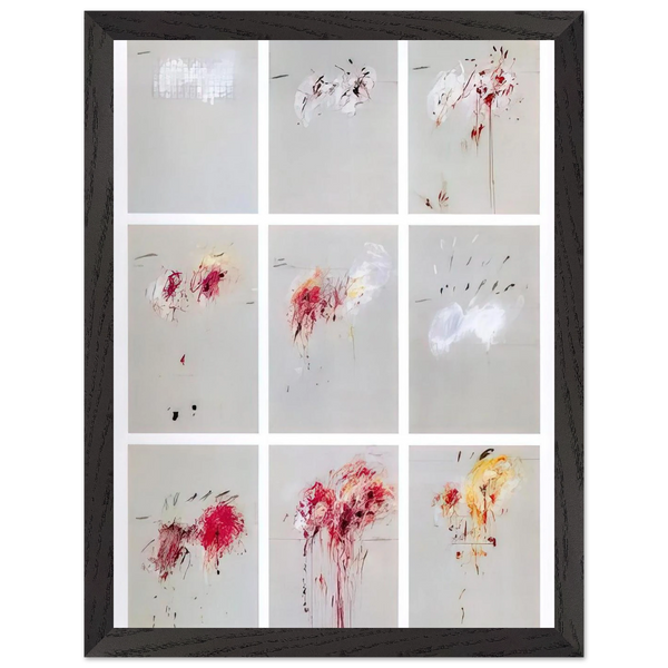 Nine Discourses on Commodus by Cy Twombly — Framed art print at Zephyeer