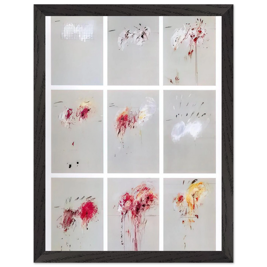 Nine Discourses on Commodus by Cy Twombly — Framed art print at Zephyeer