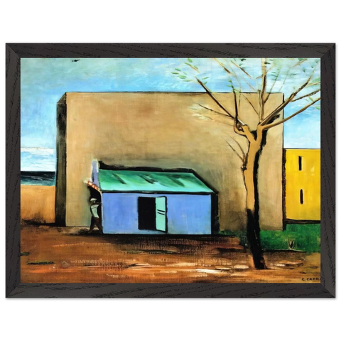 IL BERSAGLIO 1928 by Carlo Carra — Framed art print at Zephyeer