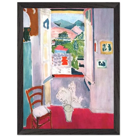 OPEN WINDOW AT COLLIOURE 1910 by Henri Matisse — Framed art print at Zephyeer