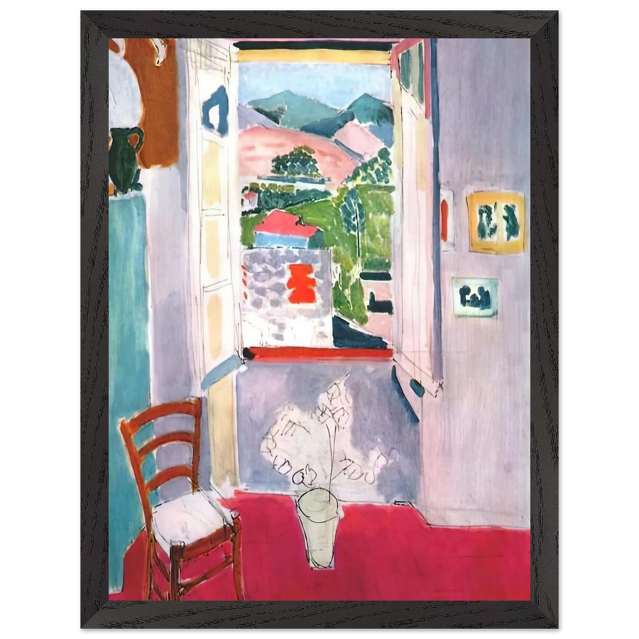 OPEN WINDOW AT COLLIOURE 1910 by Henri Matisse — Framed art print at Zephyeer