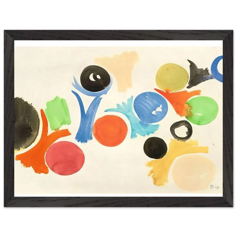 Untitled - 1957 by Ernst Wilhelm Nay — Framed art print at Zephyeer