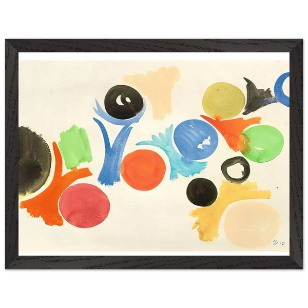 Untitled - 1957 by Ernst Wilhelm Nay — Framed art print at Zephyeer