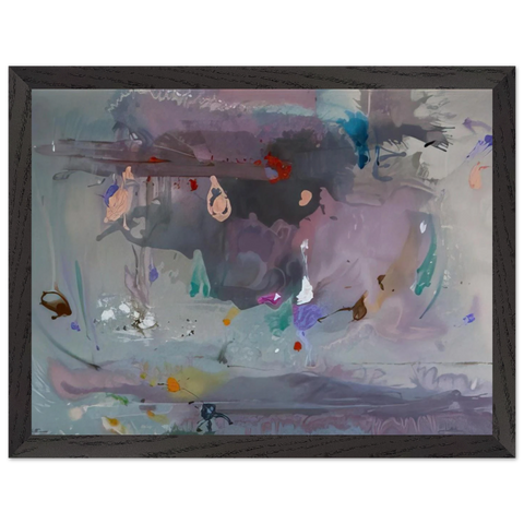 Grey Fireworks - 2000 by Helen Frankenthaler — Framed art print at Zephyeer