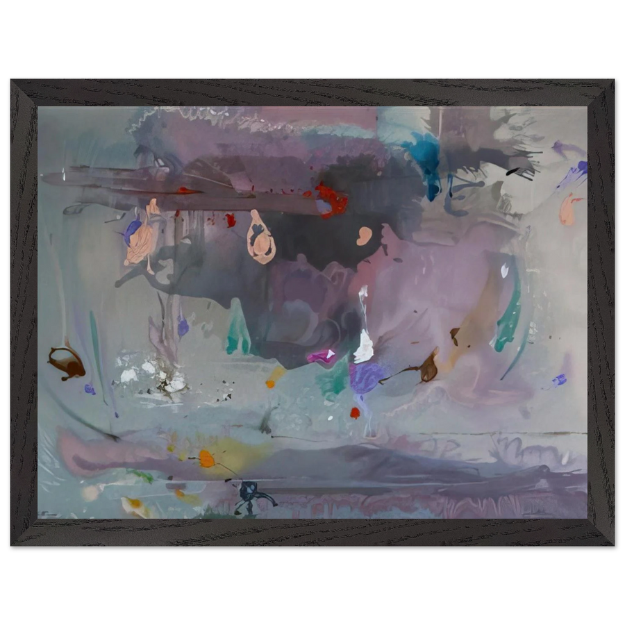 Grey Fireworks - 2000 by Helen Frankenthaler — Framed art print at Zephyeer