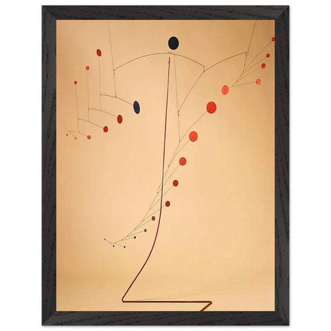 RED CASCADE 1954 by Alexander Calder — Framed art print at Zephyeer