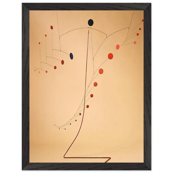 RED CASCADE 1954 by Alexander Calder — Framed art print at Zephyeer