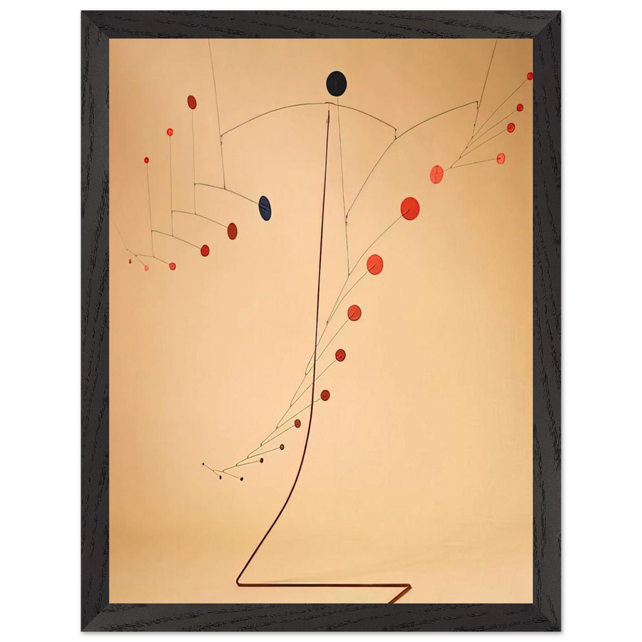 RED CASCADE 1954 by Alexander Calder — Framed art print at Zephyeer