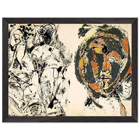 PORTRAIT AND A DREAM 1953 by Jackson Pollock — Framed art print at Zephyeer