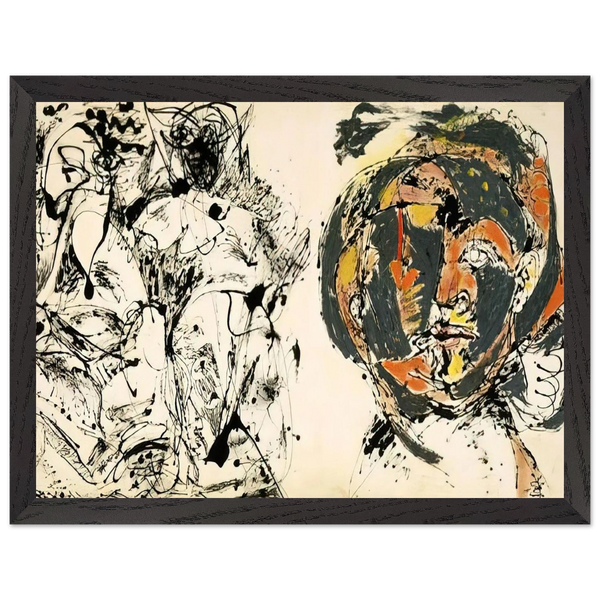PORTRAIT AND A DREAM 1953 by Jackson Pollock — Framed art print at Zephyeer