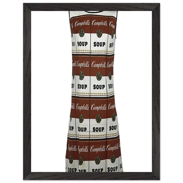 The Souper Dress by Andy Warhol — Framed art print at Zephyeer