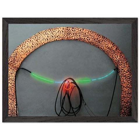 Eye of Guara - 1984 by Lygia Pape — Framed art print at Zephyeer