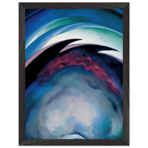 From the Plains I by Georgia O'Keeffe — Framed art print at Zephyeer
