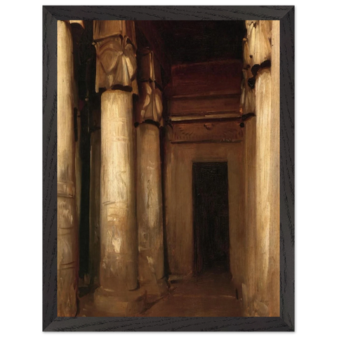 Temple of Denderah by John Singer Sargent — Framed art print at Zephyeer