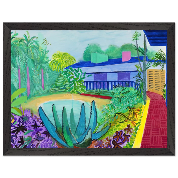 David Hockney — Framed art print at Zephyeer