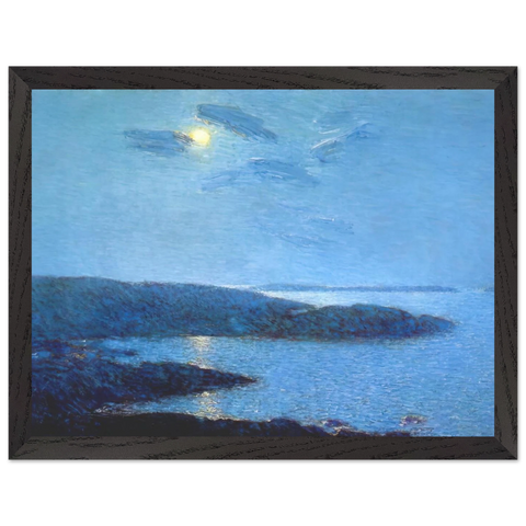 Moonlight by Childe Hassam — Framed art print at Zephyeer