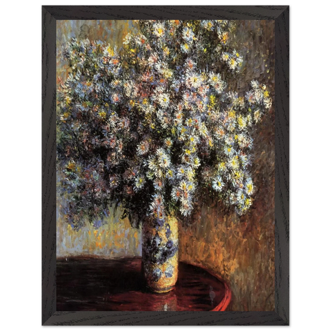 Asters by Claude Monet — Framed art print at Zephyeer