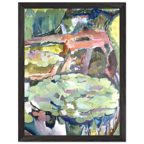 LANDSCAPE WITH A POND AND WATER LILIES 1915 by Vanessa Bell — Framed art print at Zephyeer